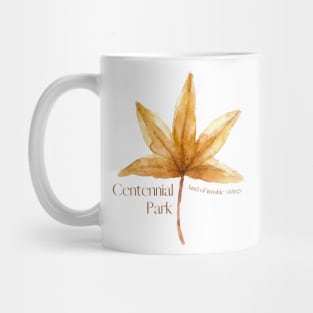 centennial park - land of invisible strings - for light colored shirts Mug